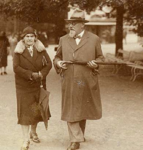 Karl Renner mit seiner Frau Luise 1925
